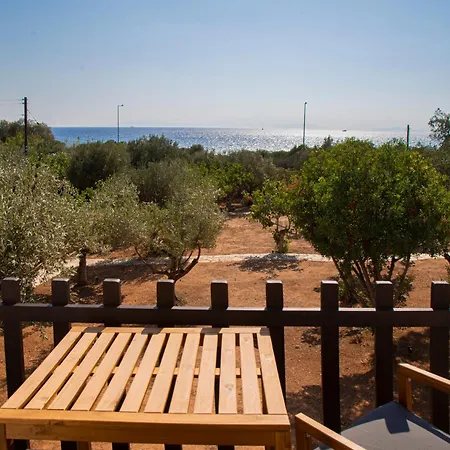 Chalé Beachfront House With Sea View In Thimari Sounio